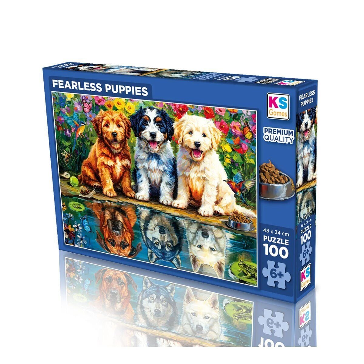 31503 Fearless Puppies 100 Parça Puzzle