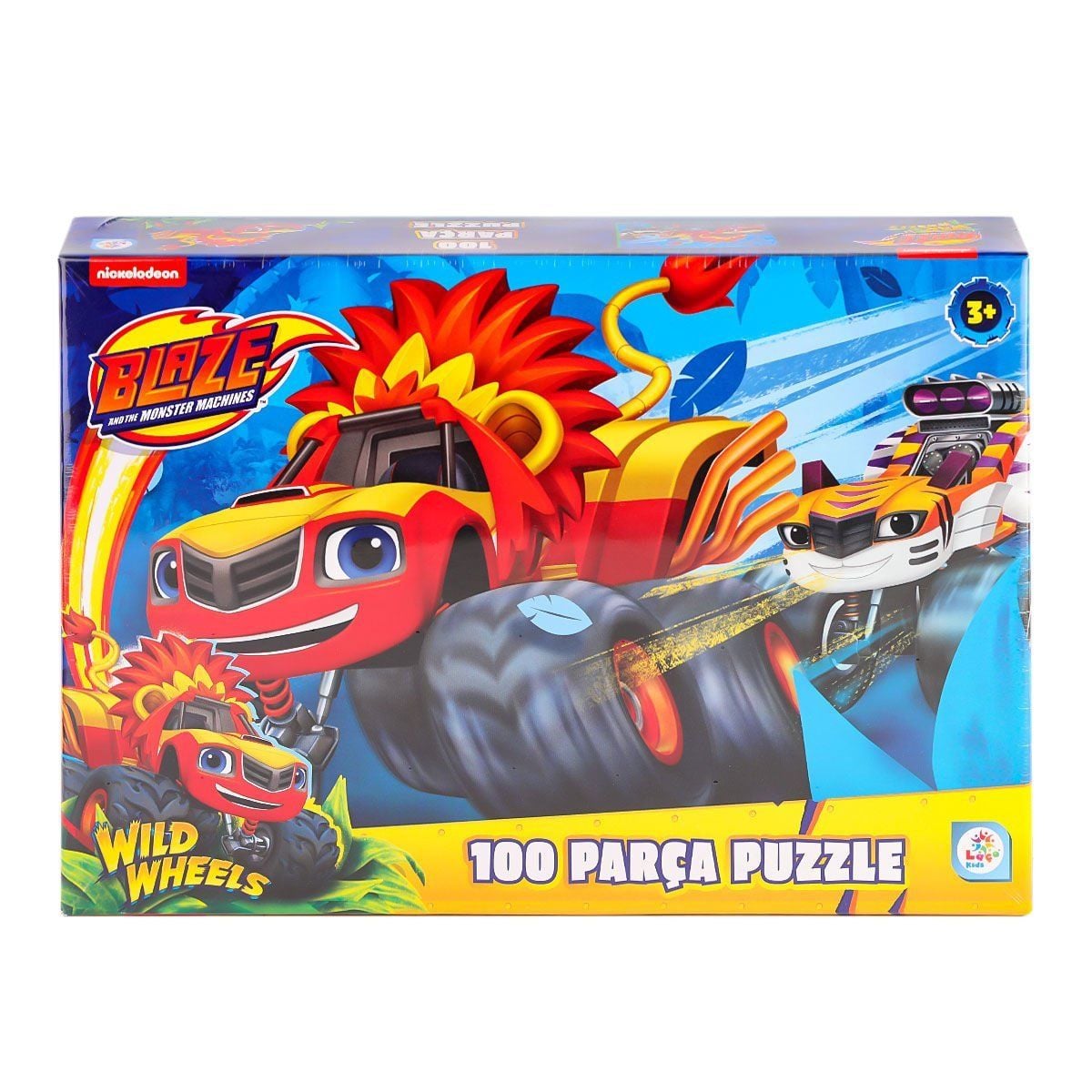 Bl0048 Blaze Monster Machines 100 Parça Puzzle-Laçokids