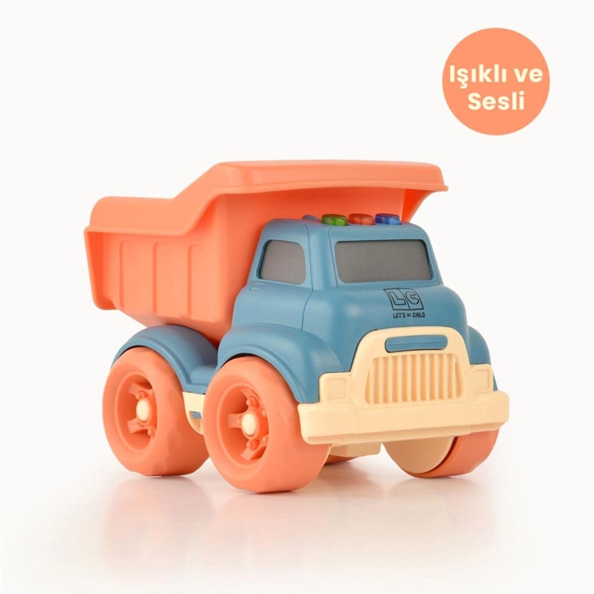 Lc-31016 Sesli Ve Işıklı Minik Kamyon-Enfal