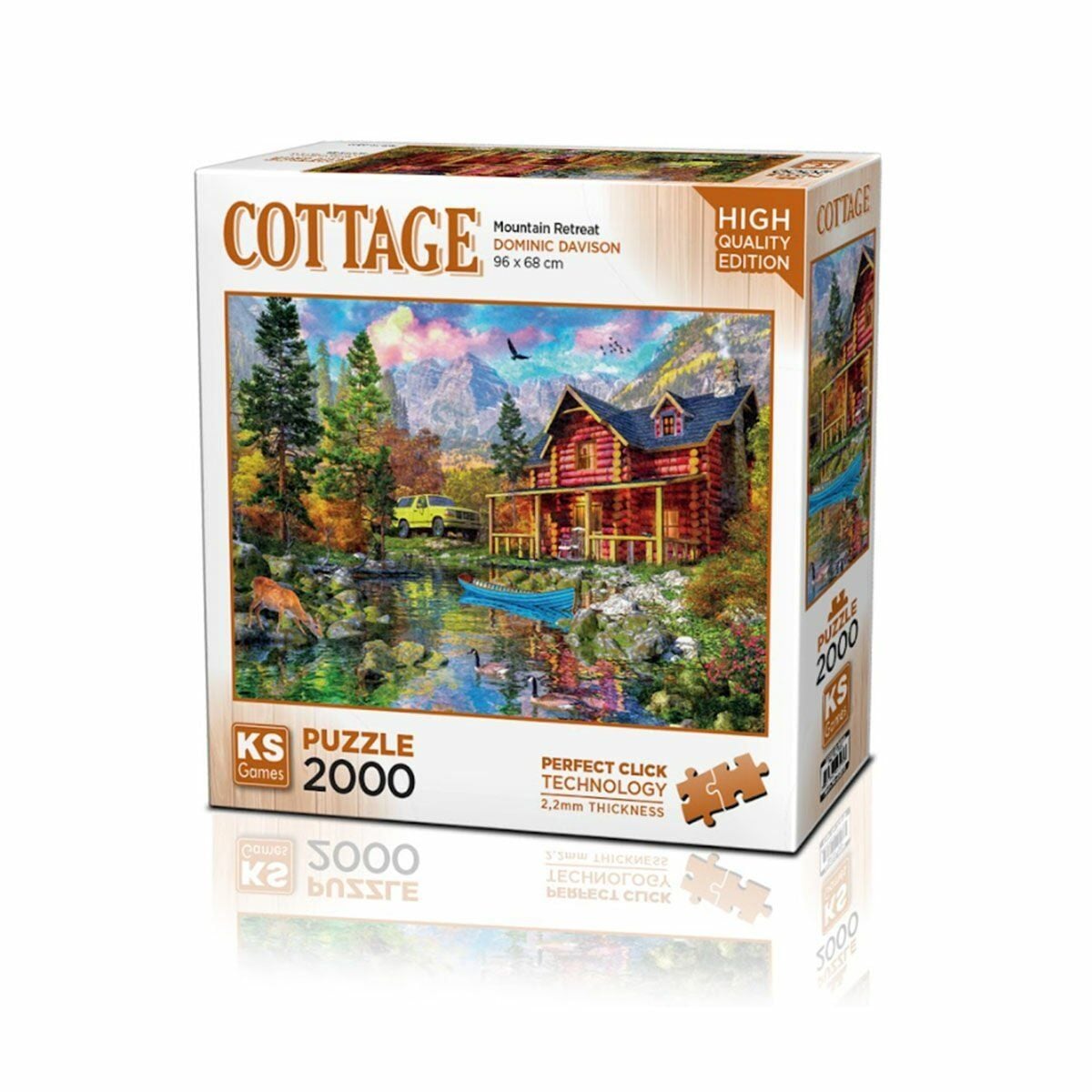 22513 Mountain Retreat 2000 Parça Puzzle-Ks