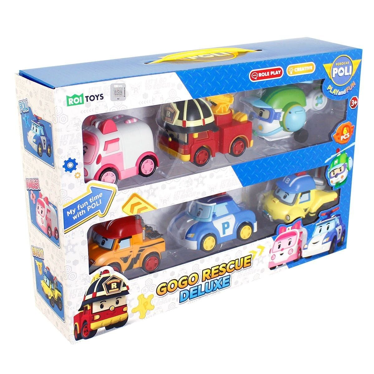 Poli Zr-914 Robocar Poli Gogo Rescue Deluxe 6 Lı Set