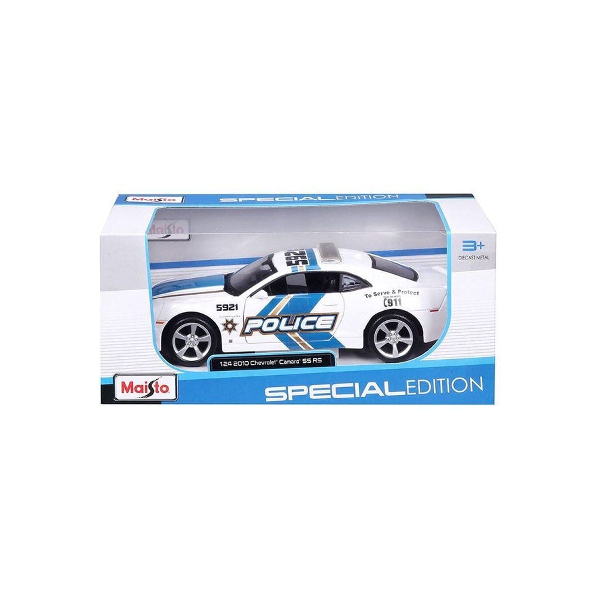 May32108 Maisto 1:24 2010 Model Chevrolet Camaro Ss Rs Police Model Araba-Necotoys