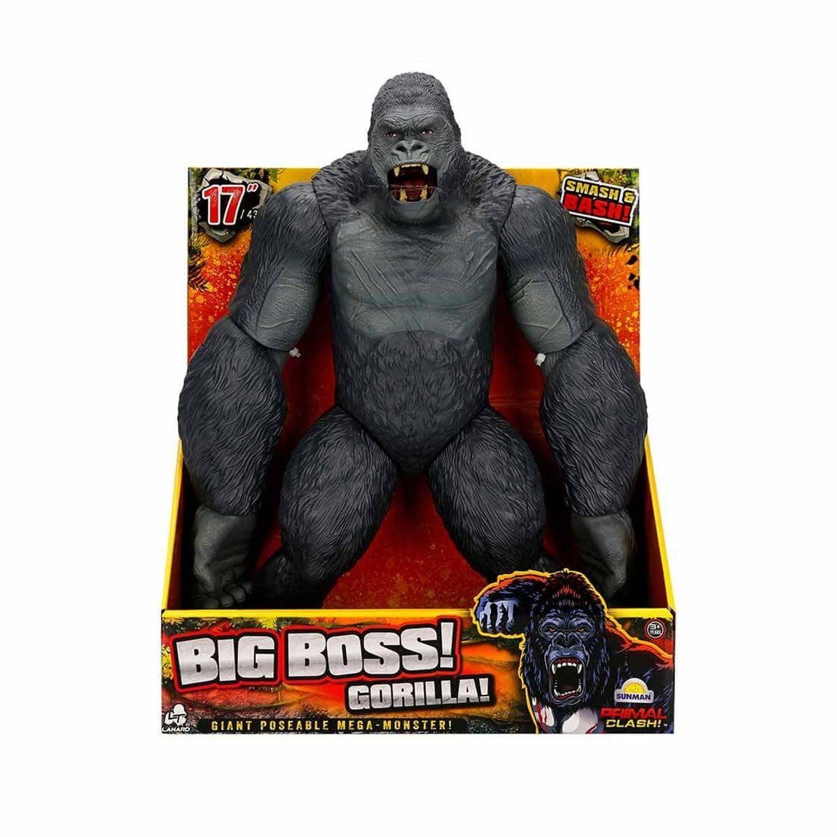 1037113 Primal Clash Büyük Patron Goril 42 Cm-Sunman