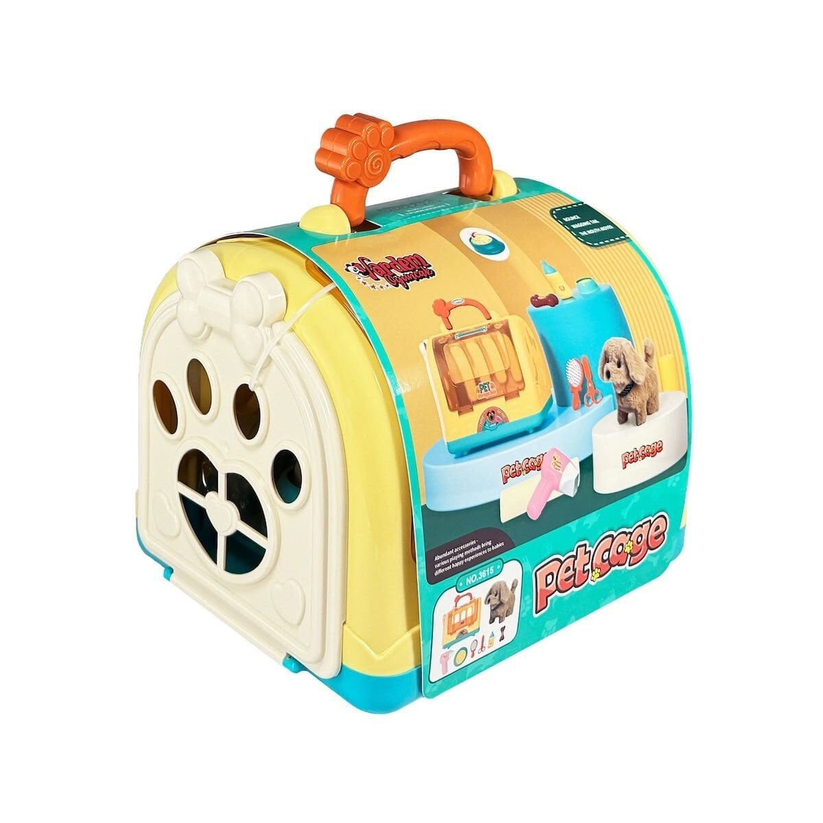 Jnd-3615 Taşıma Çantalı Hareketli Pilli Köpek Set (Pet Shop)-Vardem Oyuncak