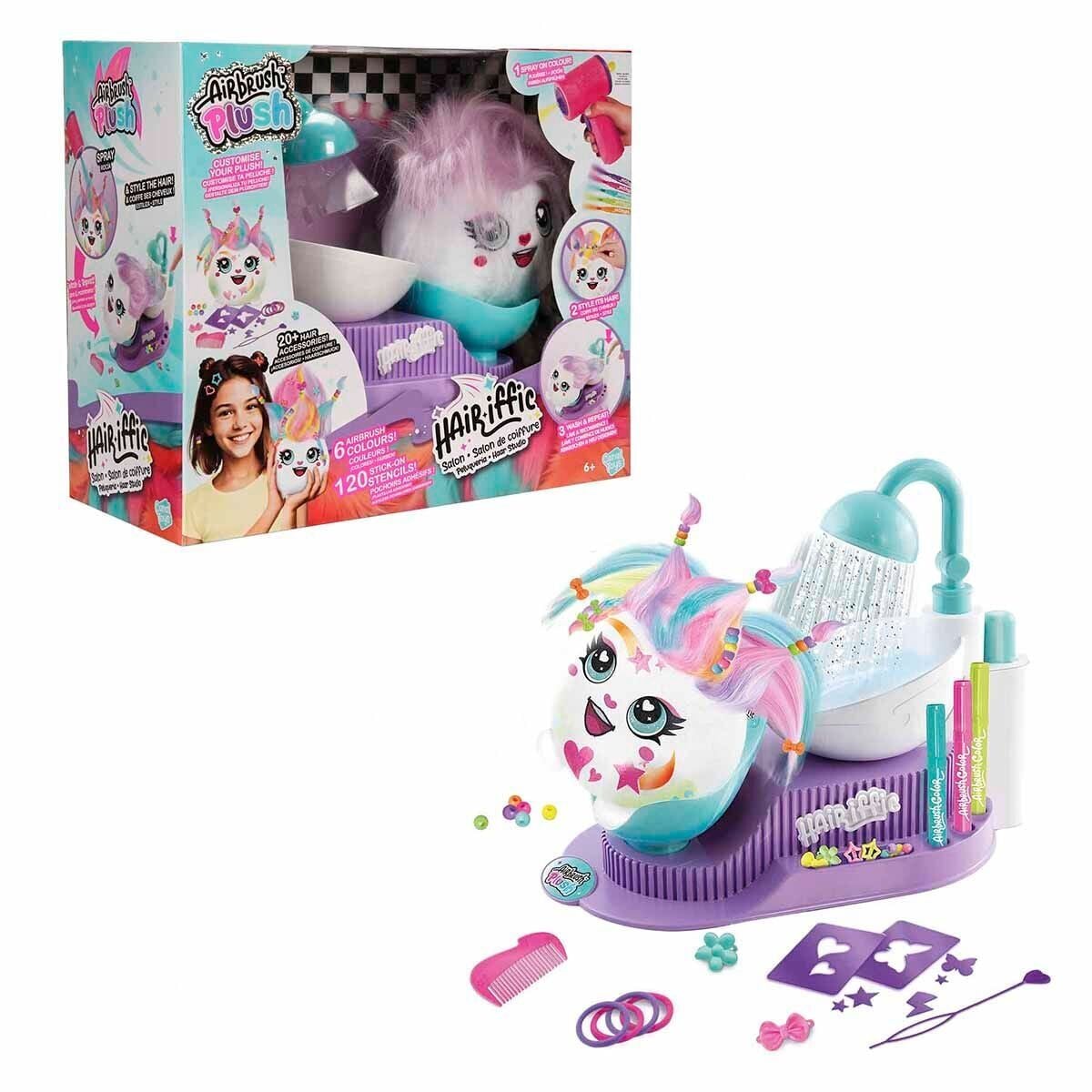 45544 Sun-Cnl-Hobi̇ Set Airbush Peluş Hair Iffic Hair Style Salon B O