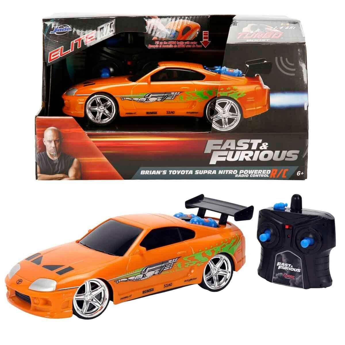 9462 Sun-Sim-Jda-Rc Araba 1 24 Fast Furious Brians Toyota Supra Nitro Powered