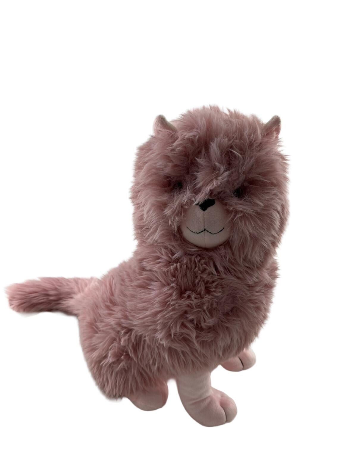 5117 Puffy Oturan Pembe Kedi̇
