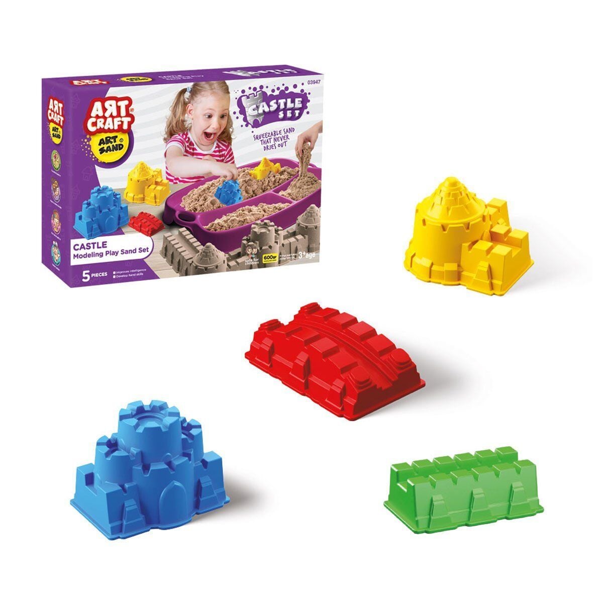 03947 Artstand Kale Kum Seti 600 Gr-Dede
