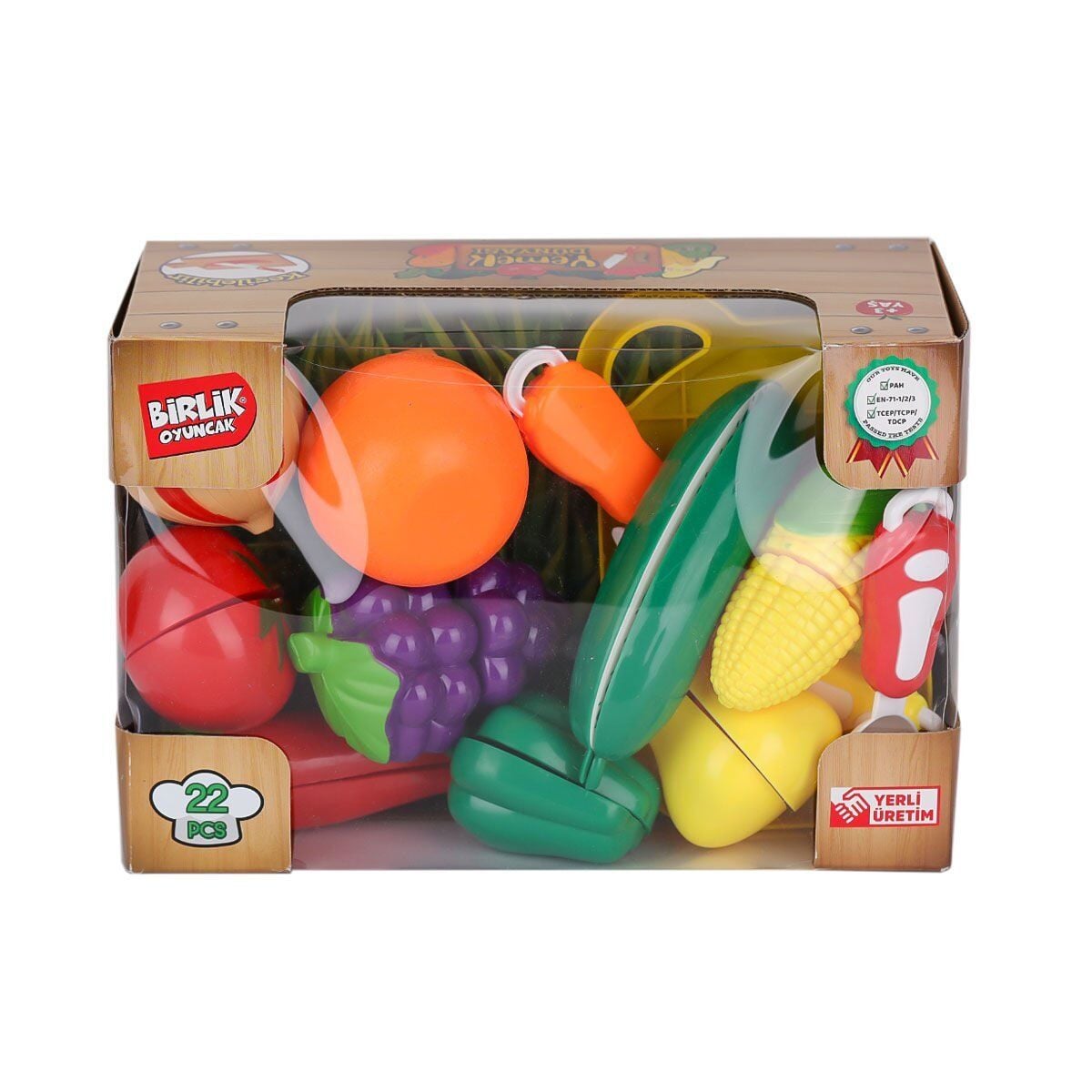Urt007-Kutu-2Ab 22 Pcs Kesi̇lebi̇li̇en Sebze Meyveler