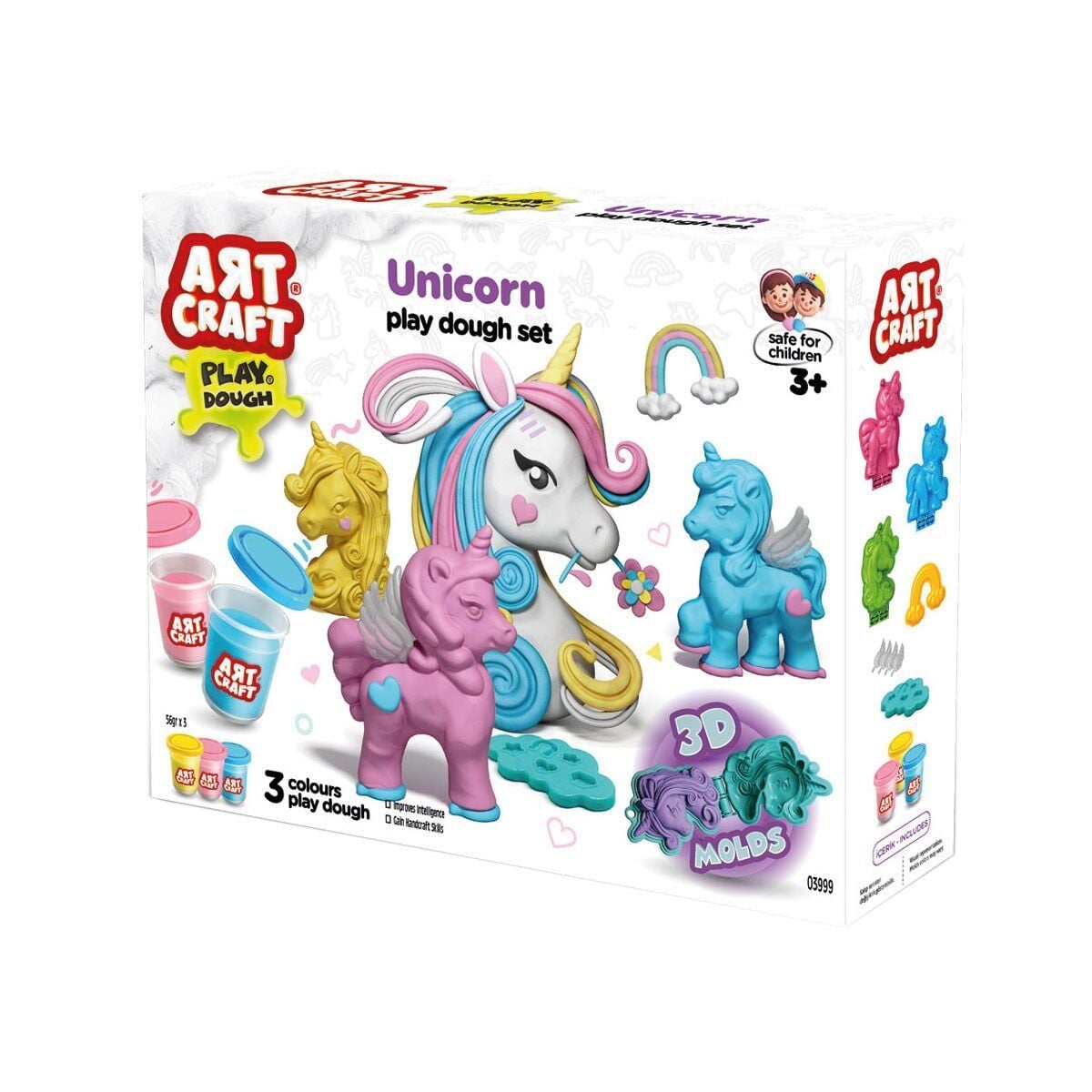 03999 Art Craft Unicorn Hamur Set 168 Gr-Fentoys