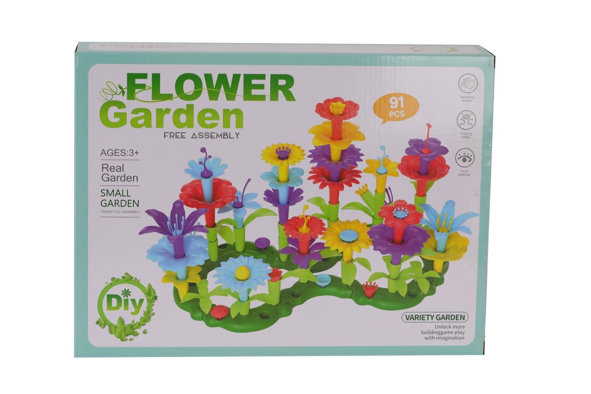 Ly004A 91 Pcs Güzel Bahçe Çi̇çek Seti̇