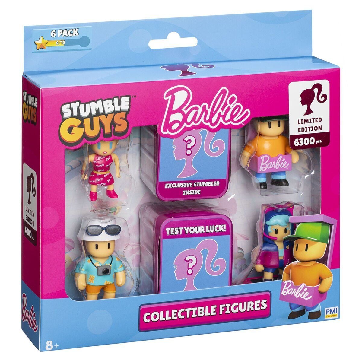 Pmi Sgb2060 Stumble Guys Barbi̇e Fi̇gür 6Li Set