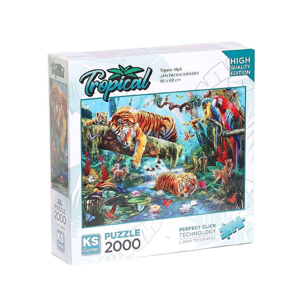 22512 Tiger Idyll 2000 Parça Puzzle-Ks Puzzle