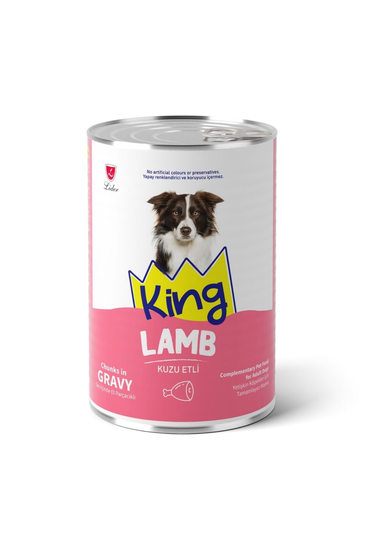 Kuzu Etli Sos İçinde Parçacıklı Yetişkin Köpek Konservesi 415 G