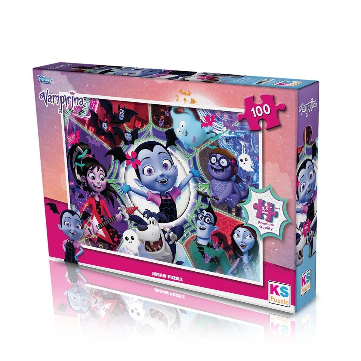 Vp714 Vampirina 100 Parça Çocuk Puzzle-Ks Puzzle