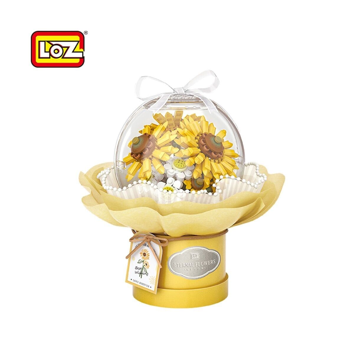 Lz-1299 Loz Ledli̇ Ayçi̇çeği̇ Buketi̇ 510 Parça Block Oyuncak