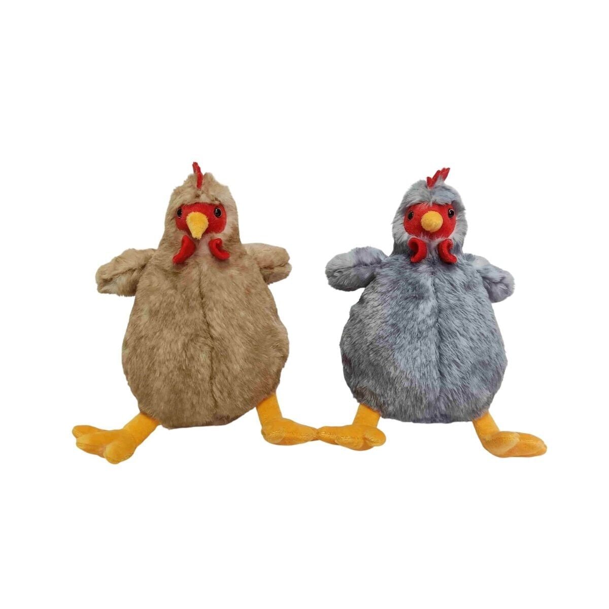 Pb31557-23 Peluş Oturan Tavuk 23 Cm