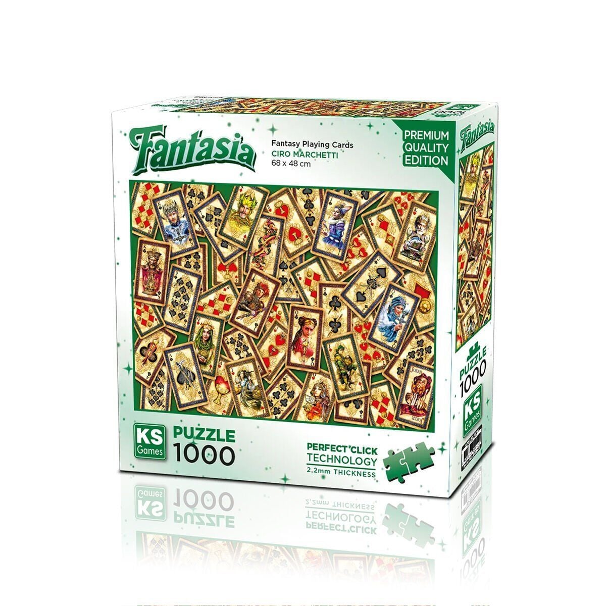 20845 Puzzle 1000 Fantasy Playing Cards