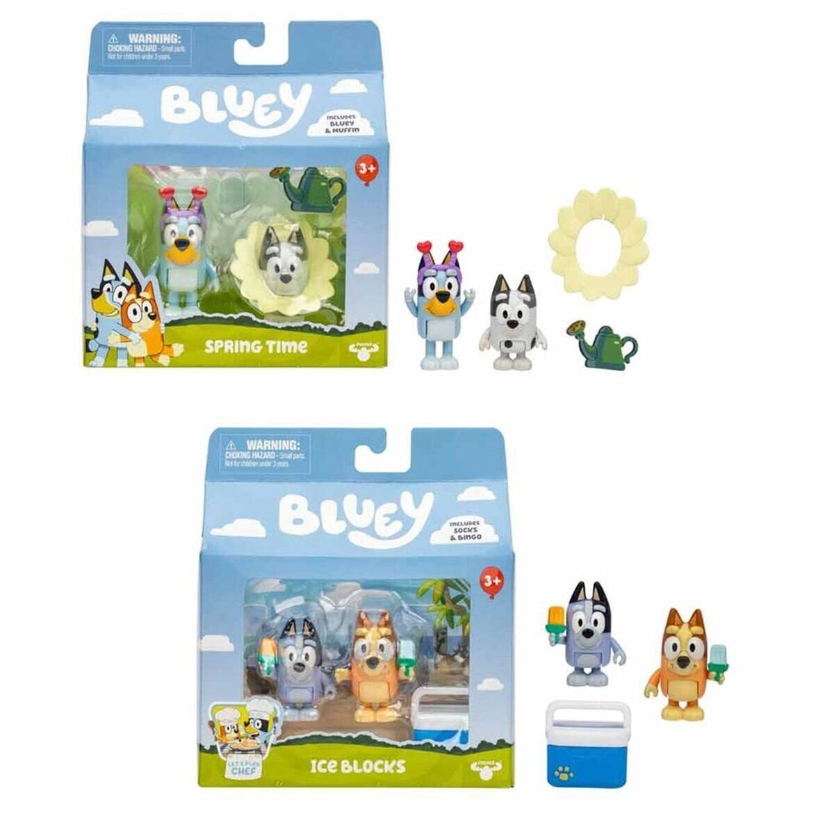 Bluey/18912 Bluey 2Li̇ Fi̇gür Aksesuarli Set Asorti̇