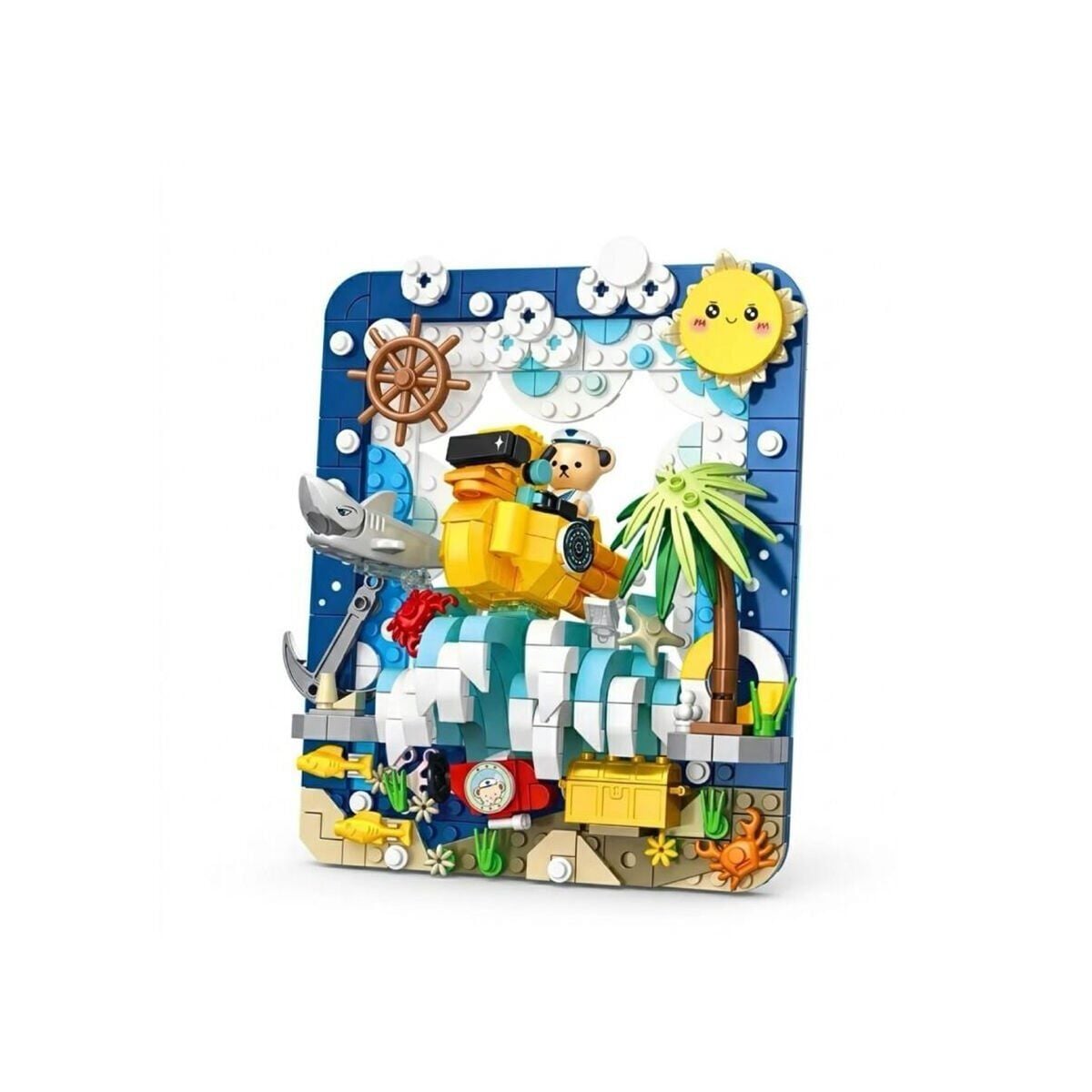 P881503 Panlos Teddy Ayi Resi̇m 417 Parça Block Oyuncak