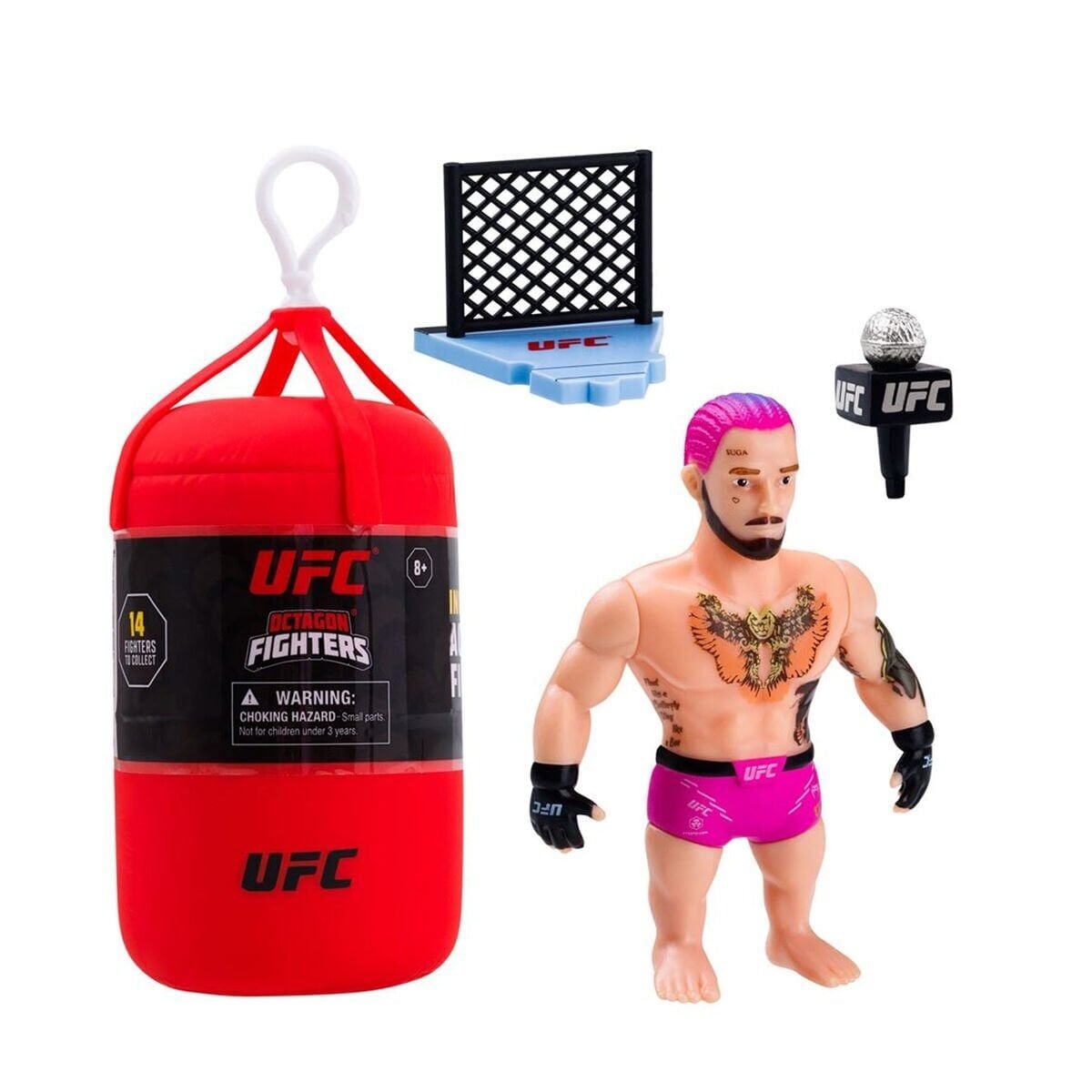 Pmi/Ufc9000 Ufc Kafes Dövüşçüleri Boks Torbası Sürpriz Kapsül 12'Li Display