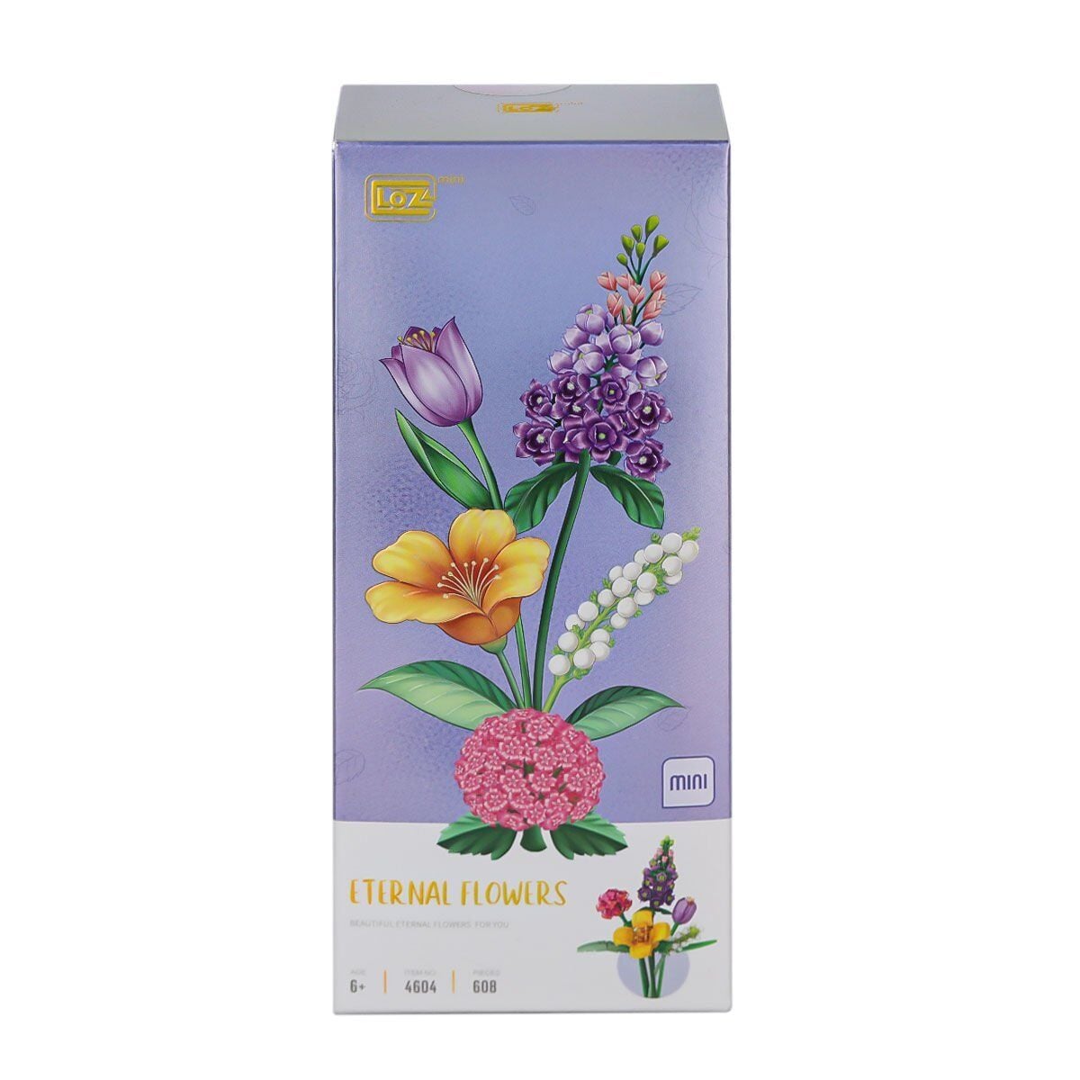 Lz4604 Loz Çiçek Blok Seti 608 Parça-Vagon Life