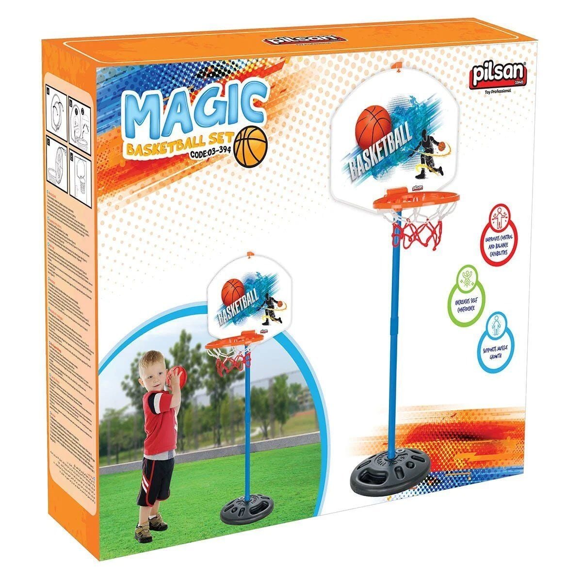 03 394 Magic Basketbol Seti Ayaklı