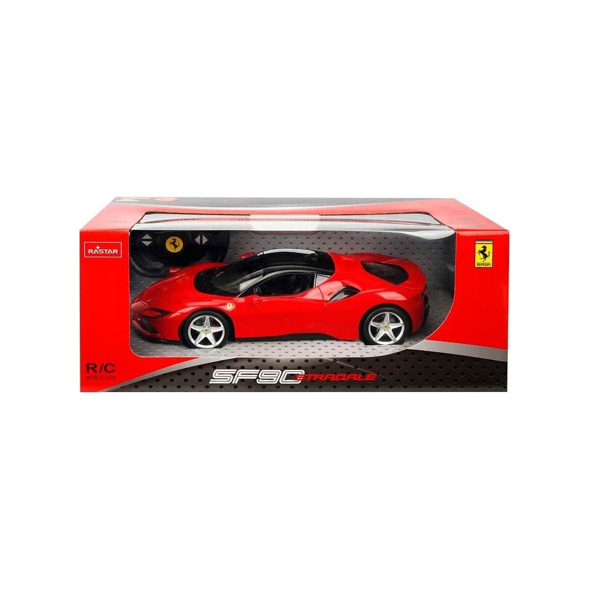 97300 1:14 Ferrari Sf90 Stradale Işıklı Uzaktan Kumandalı Araba 34 Cm-Sunman