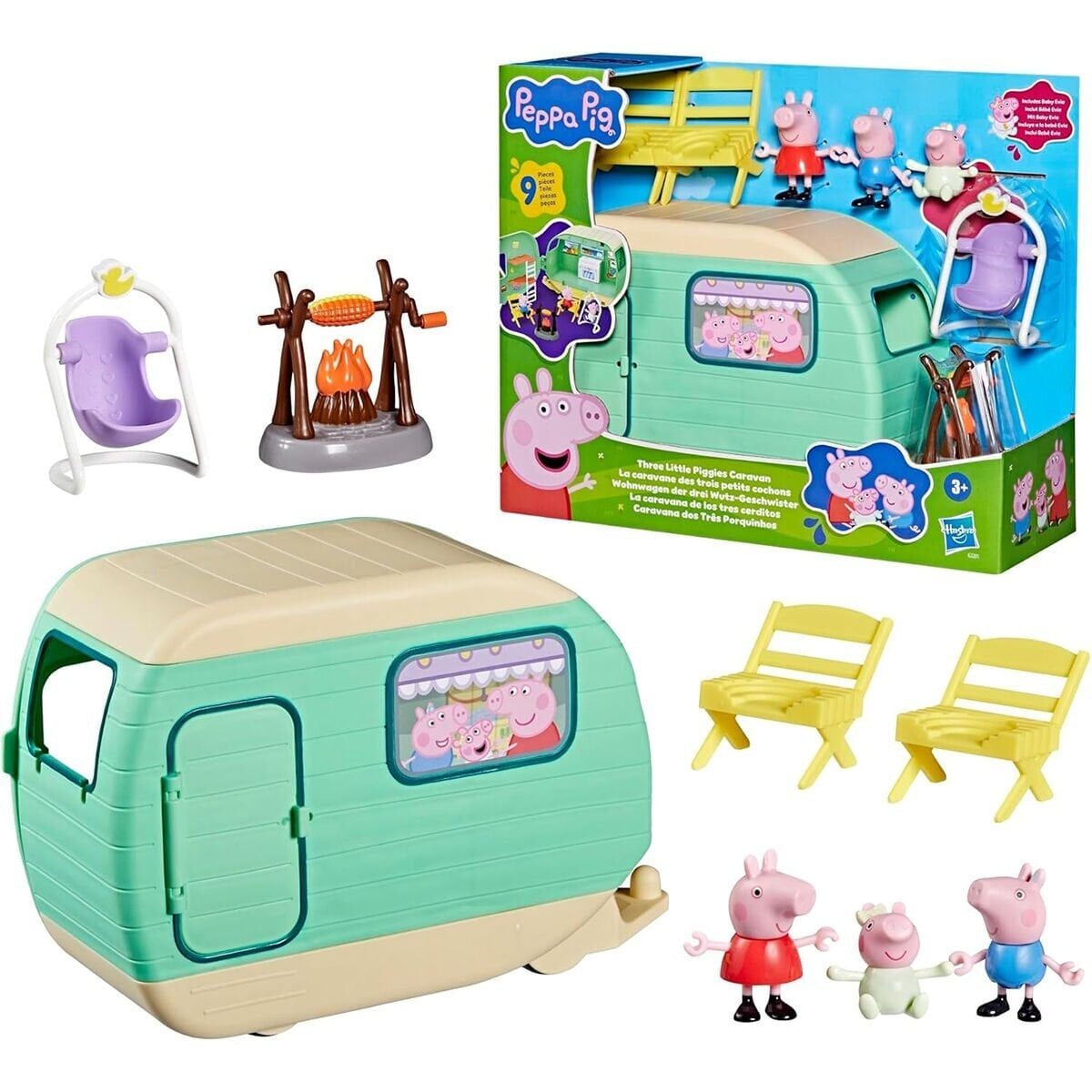 G2201 Peppa Pi̇g Three Little Piggies Caravan