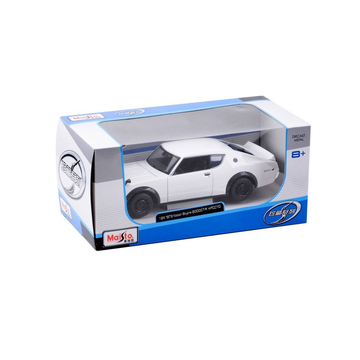 May 31528 Maisto 1/24 1973 Nissan Skyline 2000Gt-R Kpgc110-Necotoys