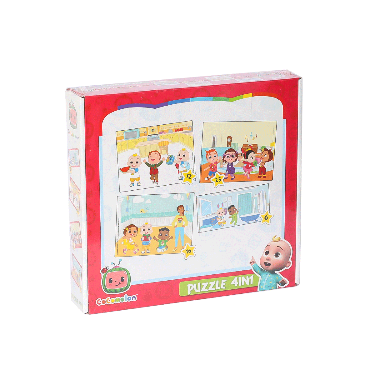 Co7899 Cocomelon 4In1 Puzzle-Laço