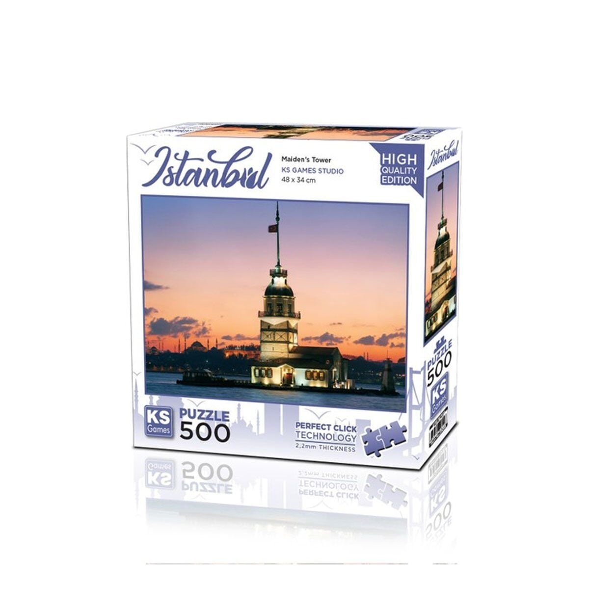 20059 Kız Kulesi Gün İstanbul 500 Parça Puzzle-Ks Puzzle
