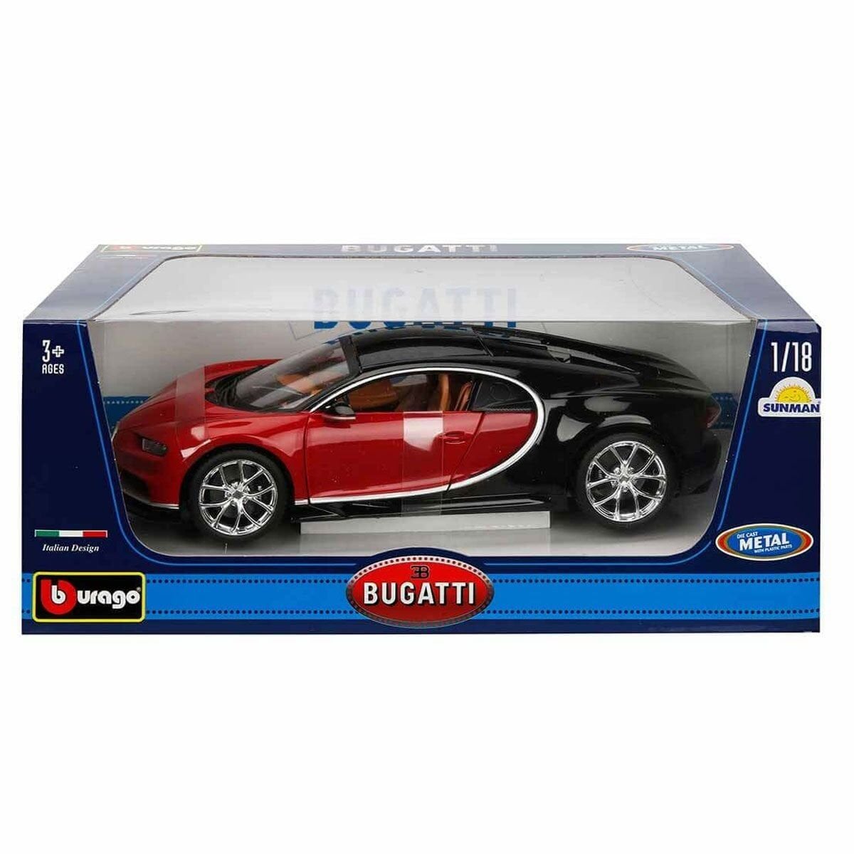 1011040 1:18 Bugatti Chiron Model Mavi Araba-Sunman