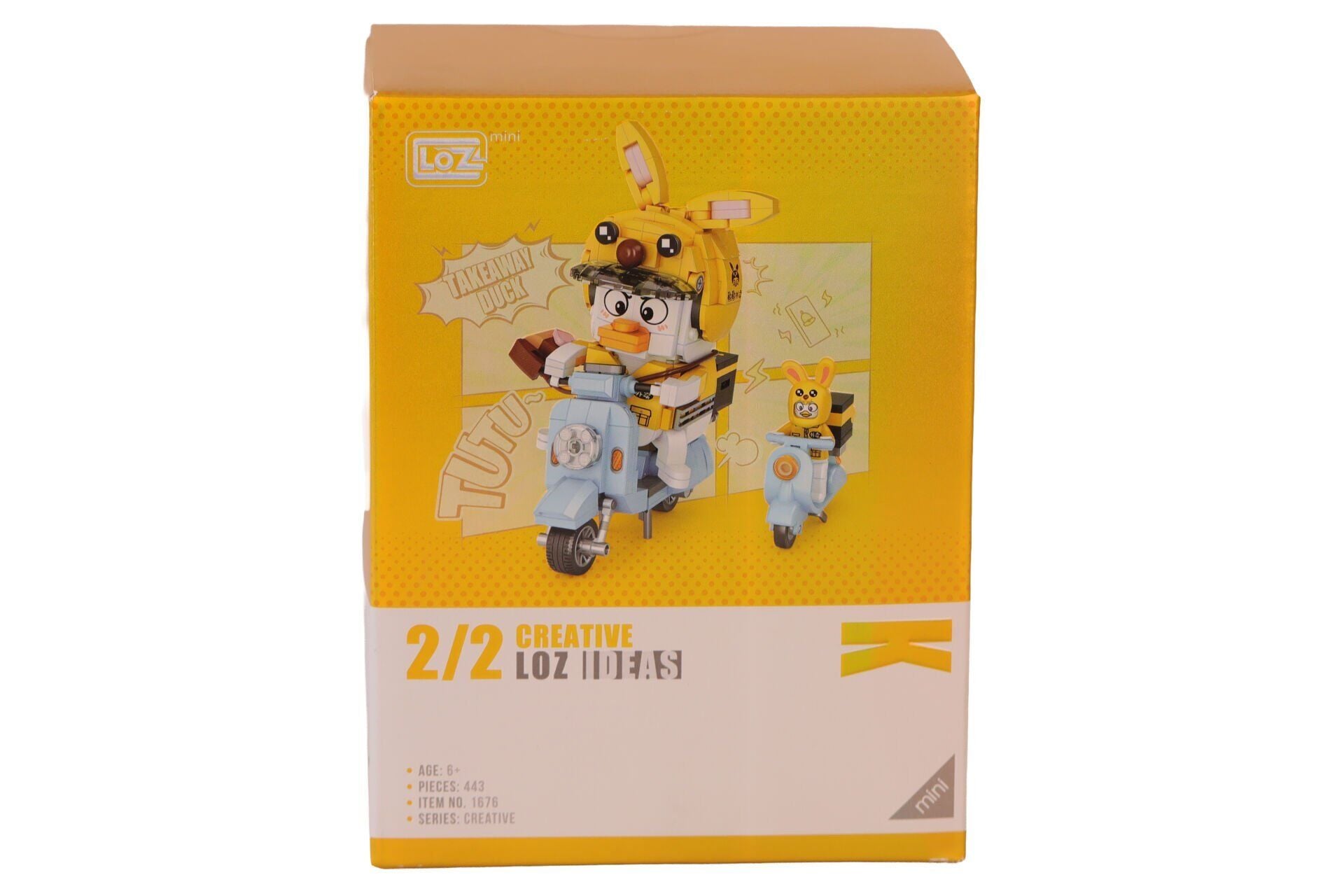 Lz-1676 Loz Kurye Ördek 443 Parça Block Oyuncak