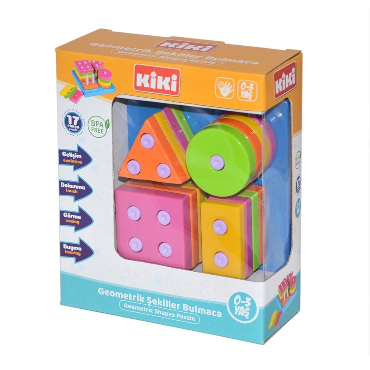 Ae-1410 Ki̇ki̇ Geometri̇k Şeki̇ller Bulmaca