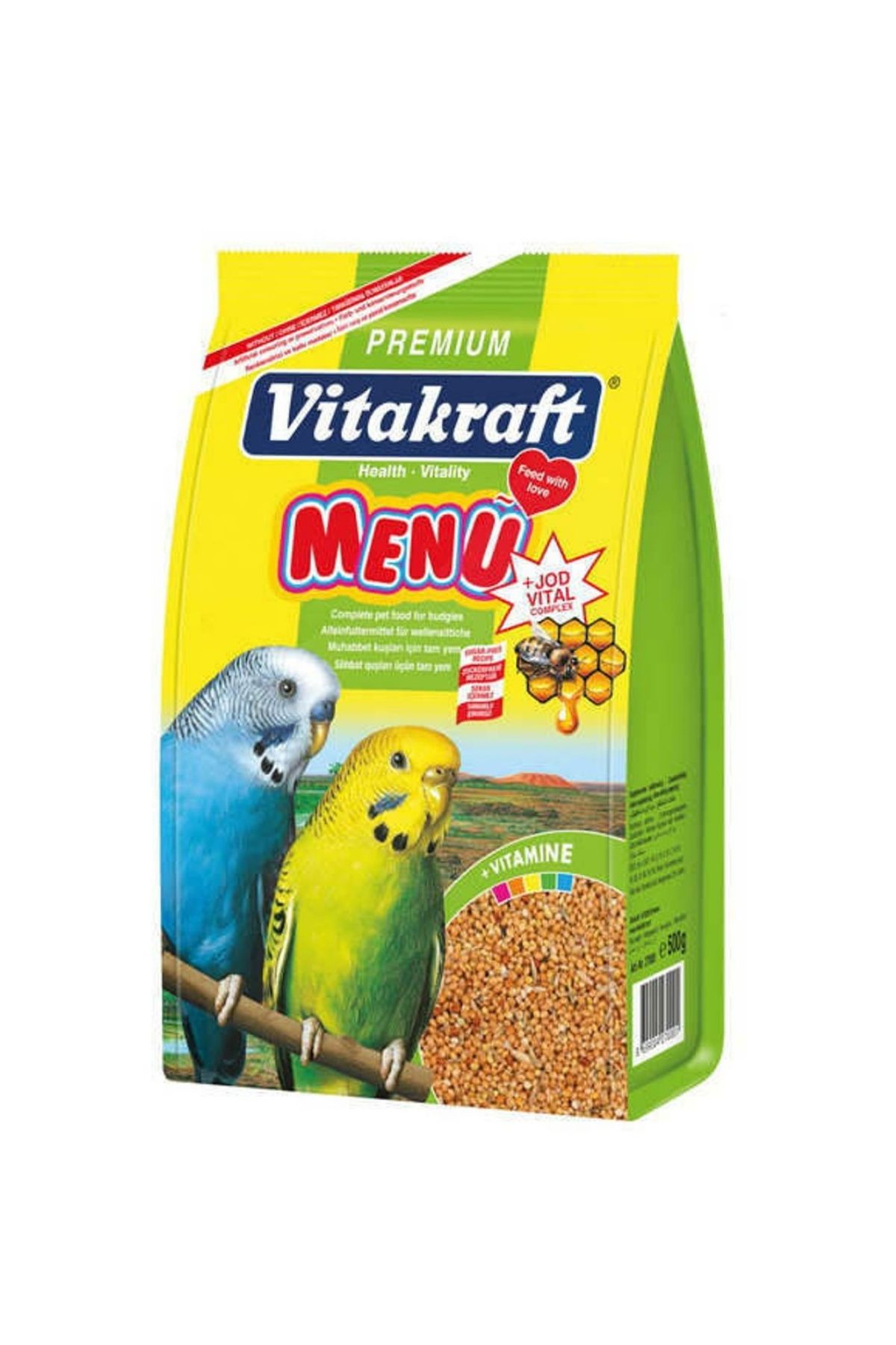 Menü Premium Muhabbet Kuşu Yemi 500 Gr