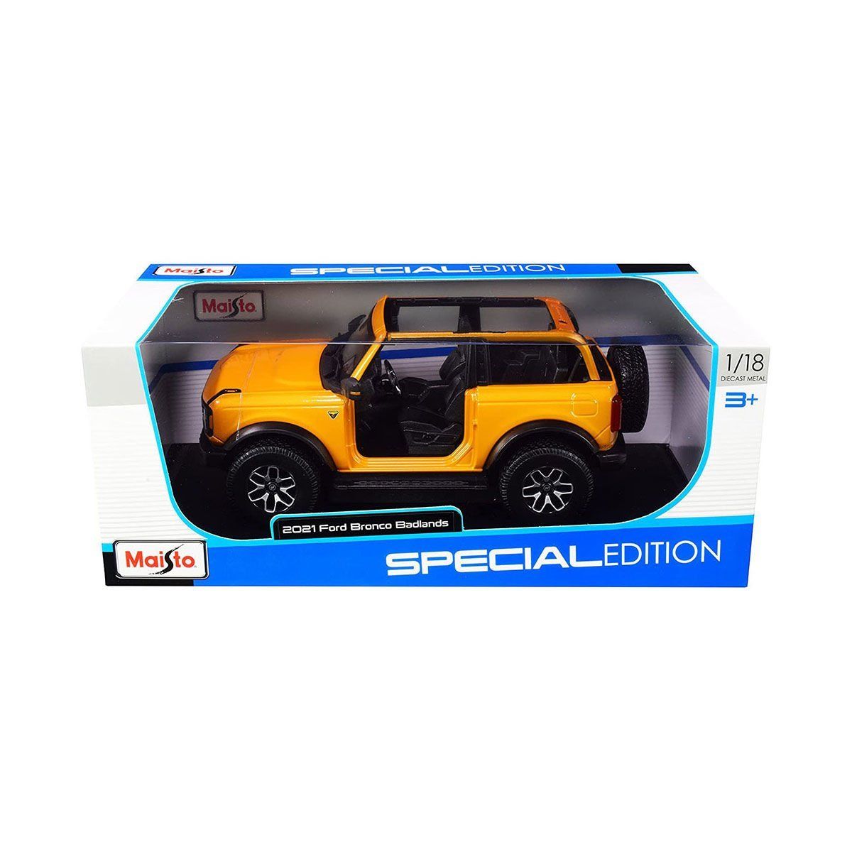 Mais 31457 Maisto 1/18 2021 Ford Bronco Badlands-Necotoys