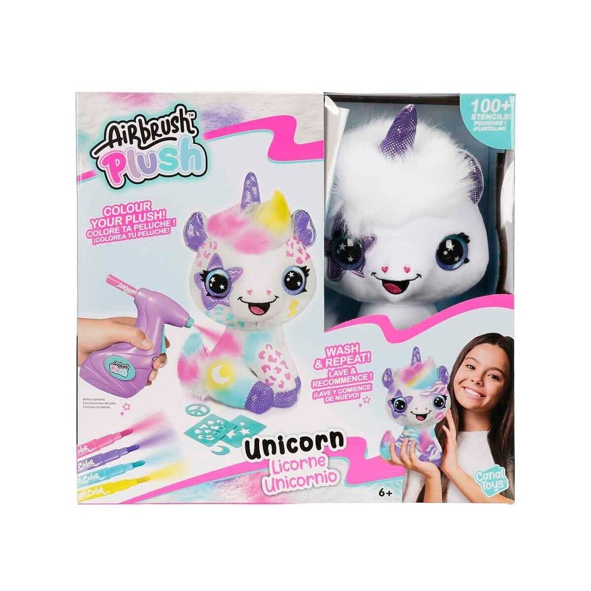 28741 Sun-Cnl-Hobi̇ Set Airbrush Plush Unicorn B O