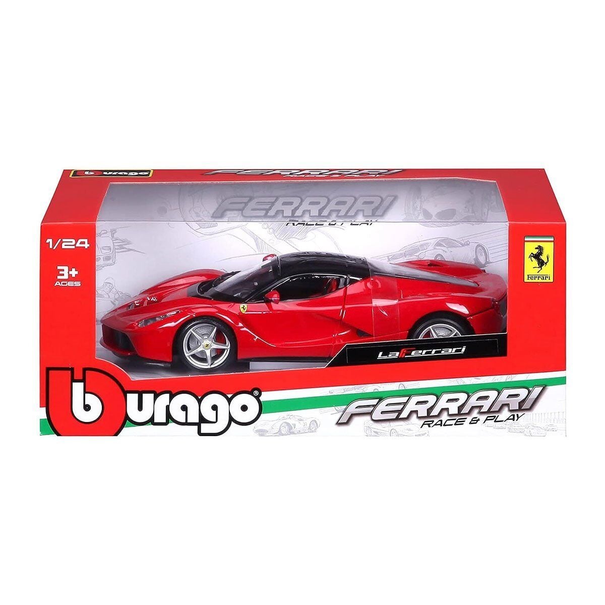 26001 Burago Ferrari Laferrari 1:24 Model Araba-Sunman