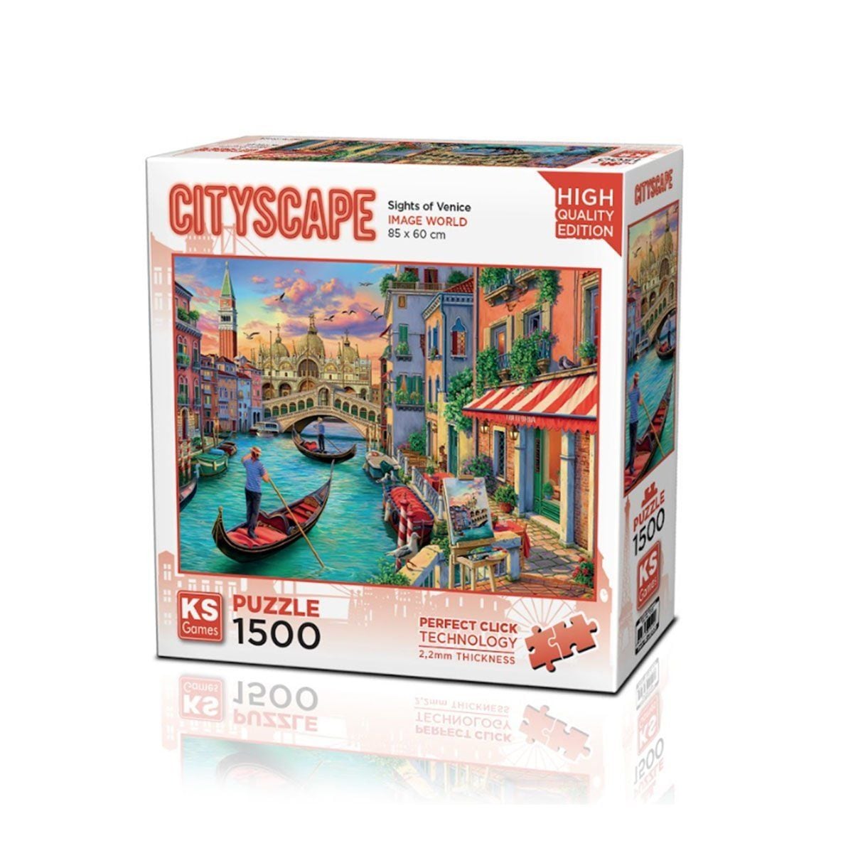 22029 Sights Of Venice 1500 Parça Puzzle-Ks Puzzle