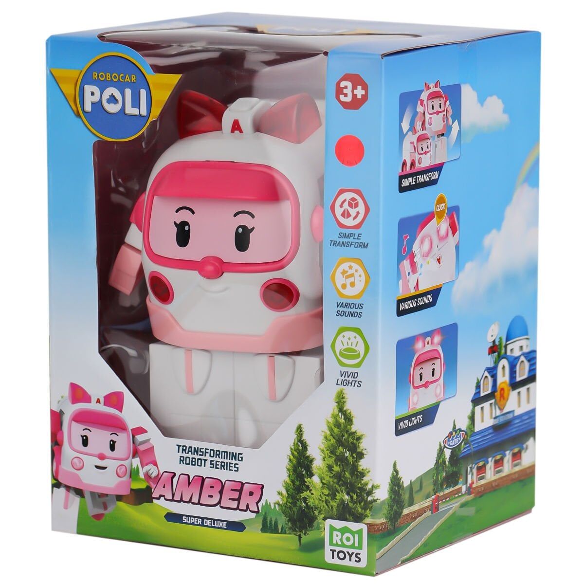 Poli Mrt-687 Robocar Poli̇ Büyük Transformi̇ng Robot Amber Sesli̇ Ve Işikli