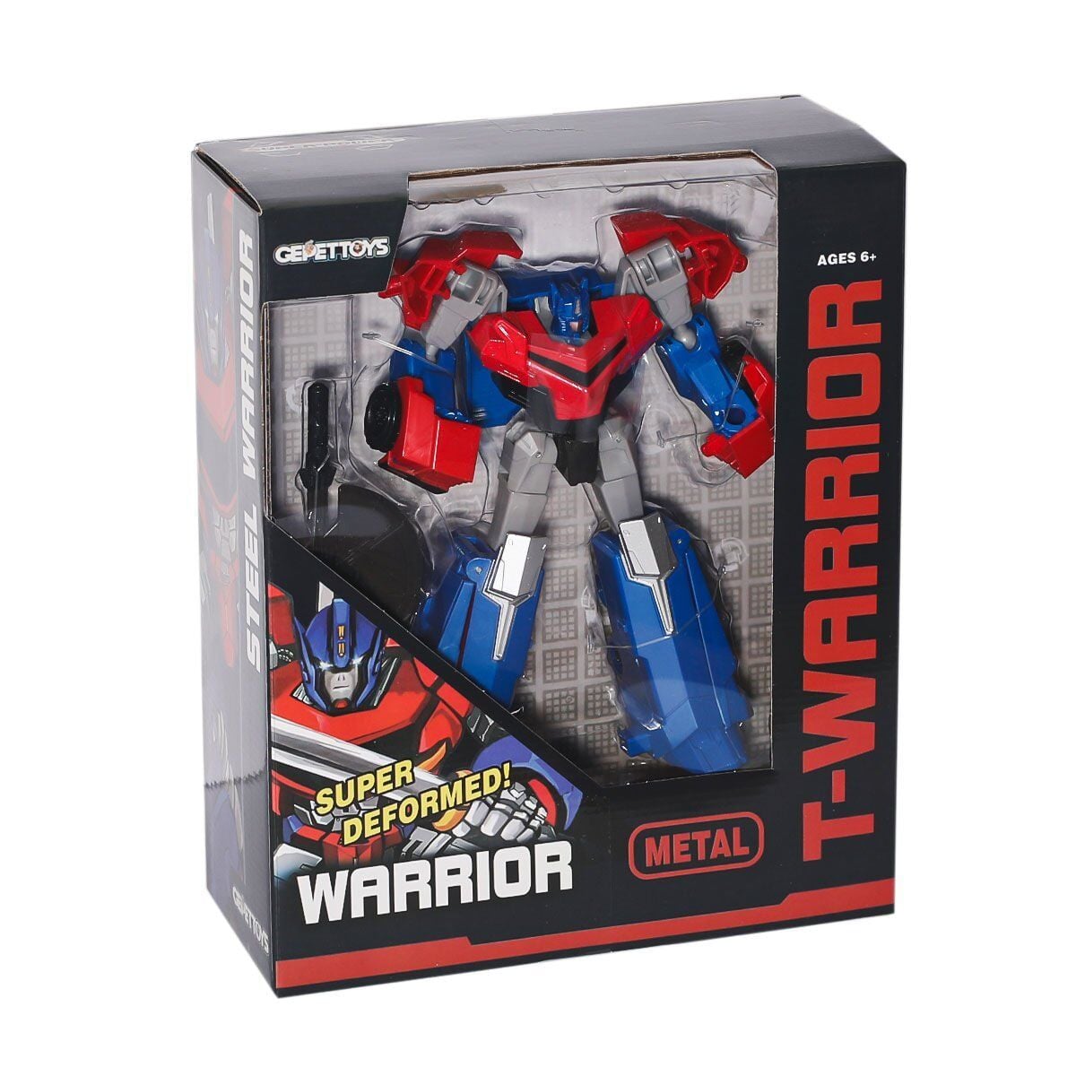 Lj1652 Metal Gövdeli Dönüşebilen Robot-Gepettoys