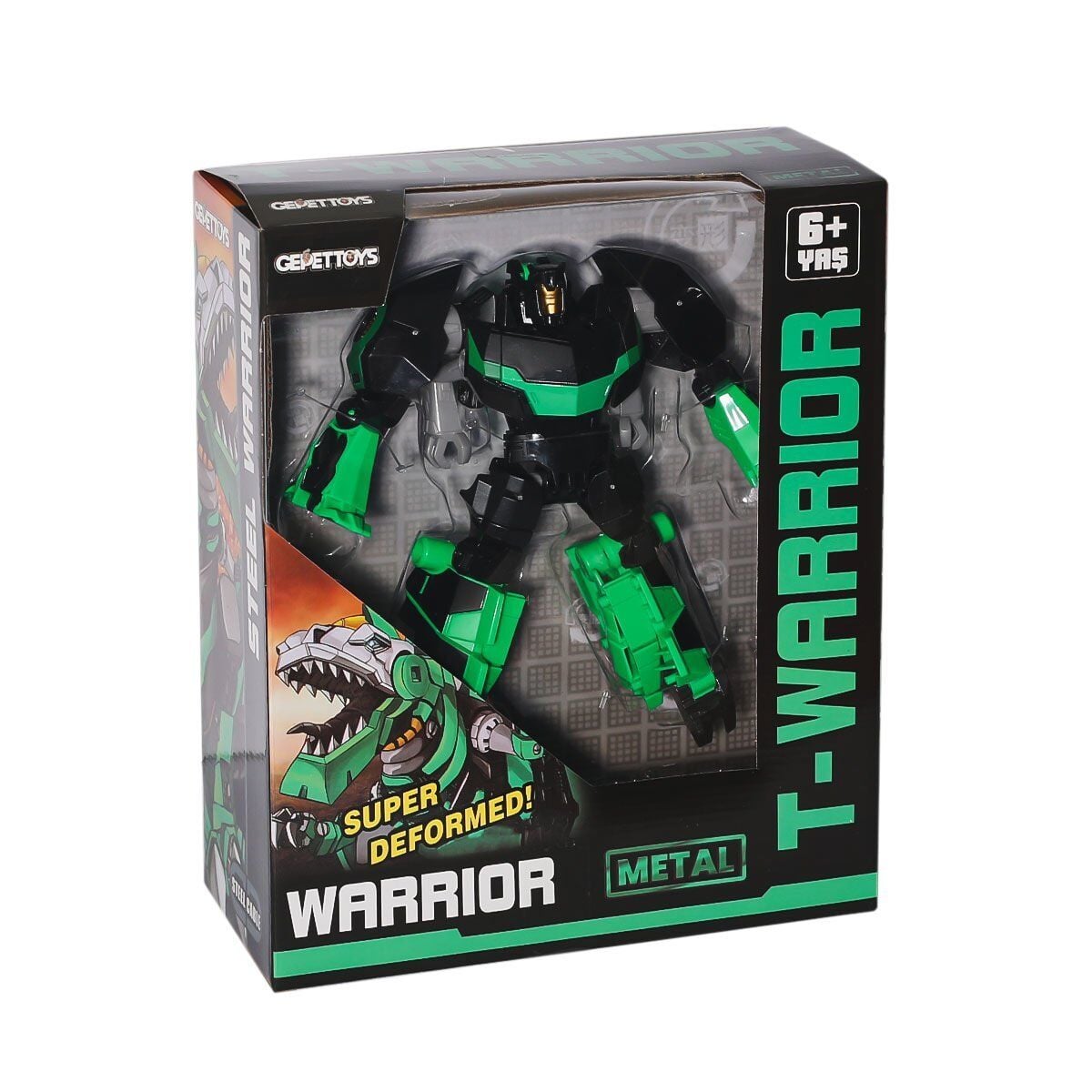 Lj1653 Metal Gövdeli Dönüşebilen Robot-Gepettoys
