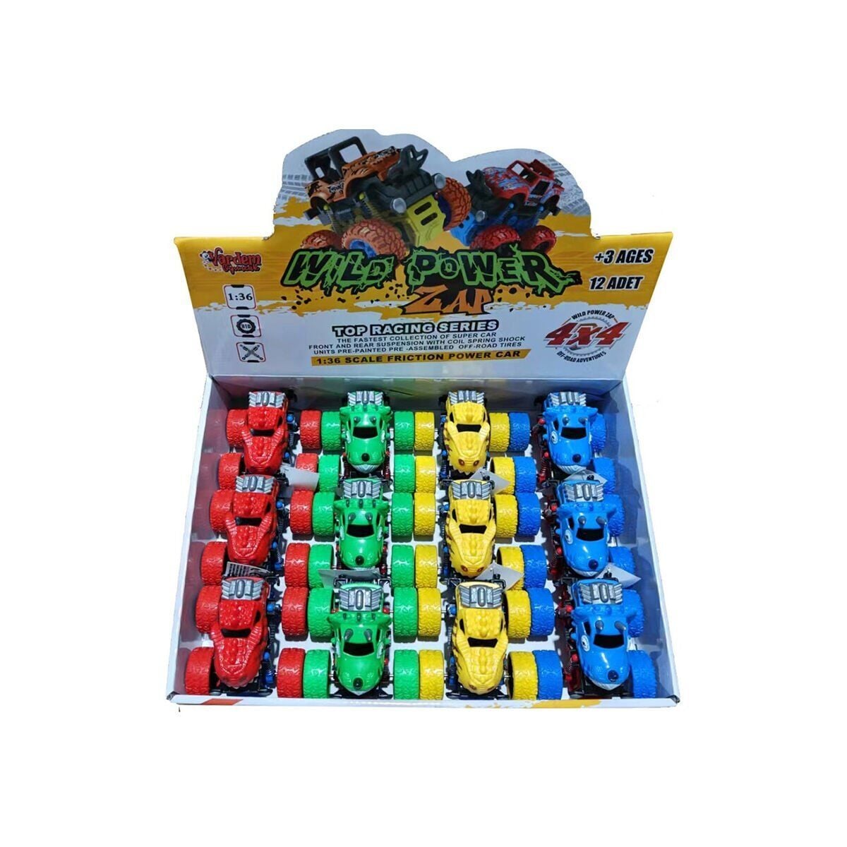 Mg-D400-07 Sürtmeli̇ 1 36 Big 4X4 Canavar