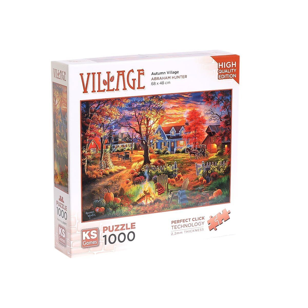 20671 Autumn Village 1000 Parça Puzzle-Ks Puzzle