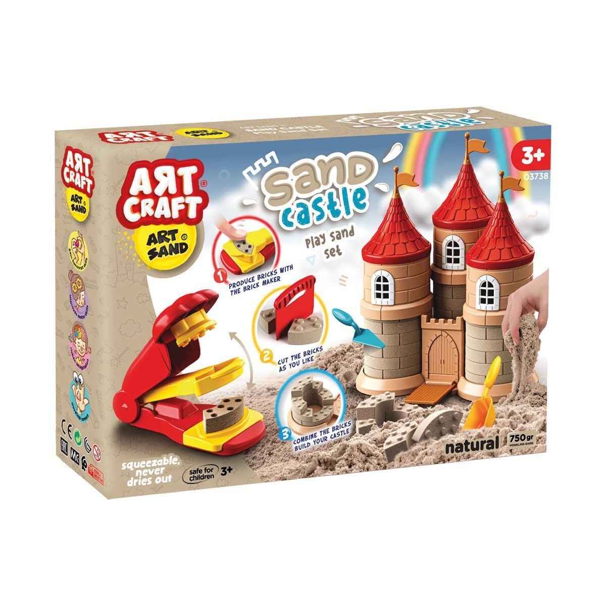 03738 Peri̇ Masali Oyun Kum Set 750 Gr