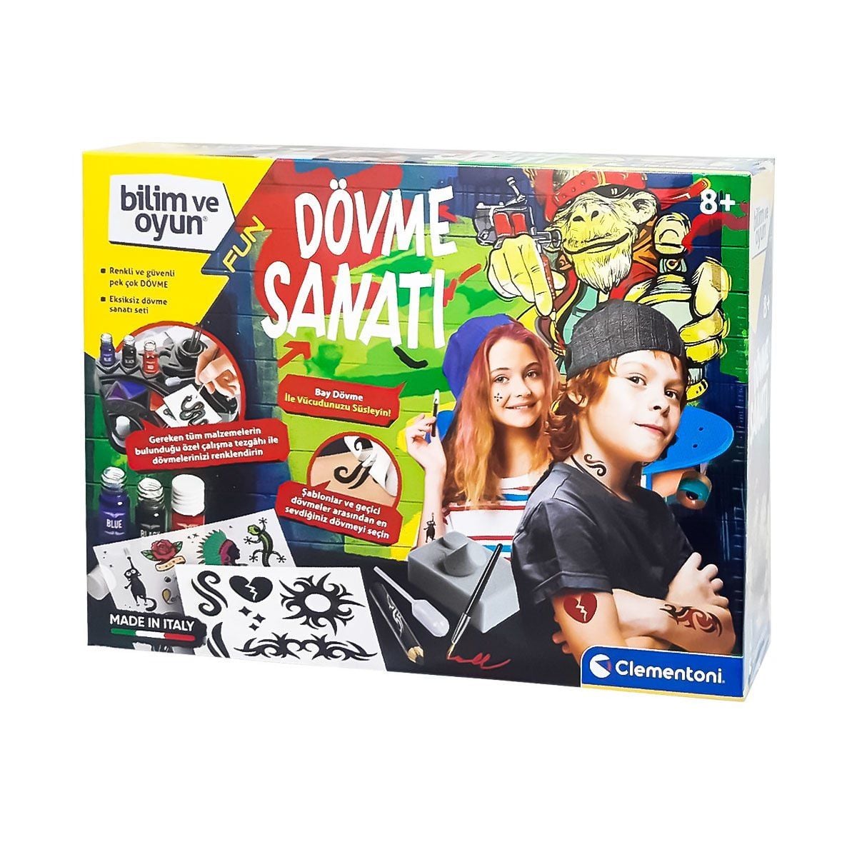 64329 Dövme Sanatı- Bilim Ve Oyun +8 Yaş