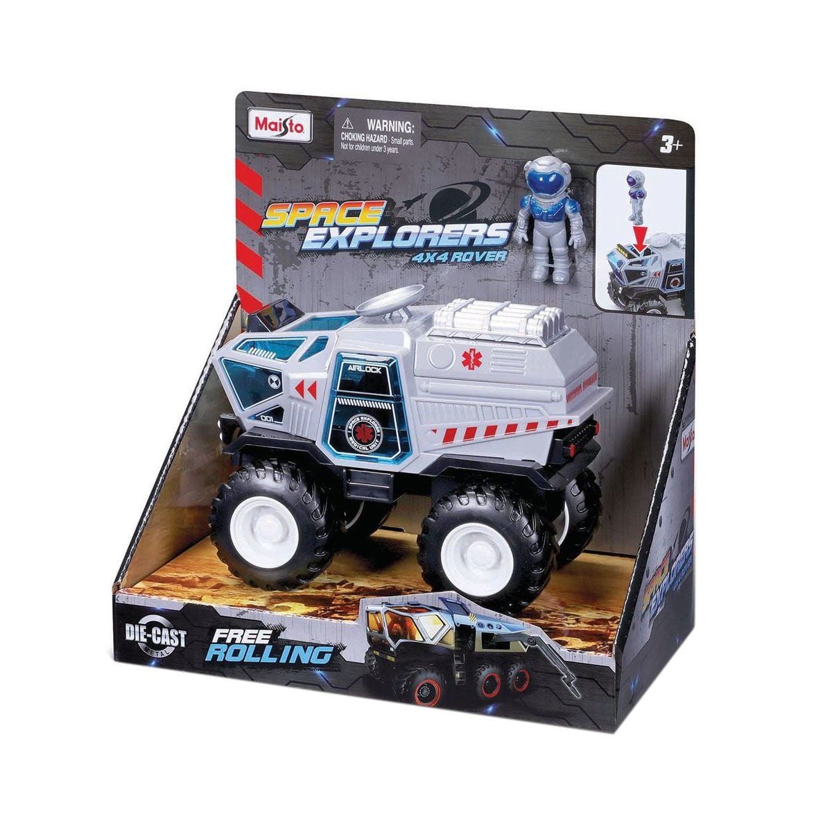 May 21251 Maisto Space Explorers 4X4 Rover Uzay Aracı Ve Figür