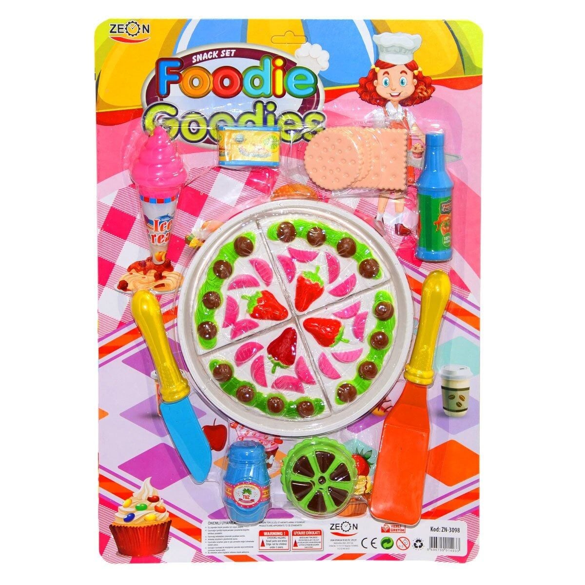 Zn-3098 Kartela Pasta Oyun Seti-Nizam