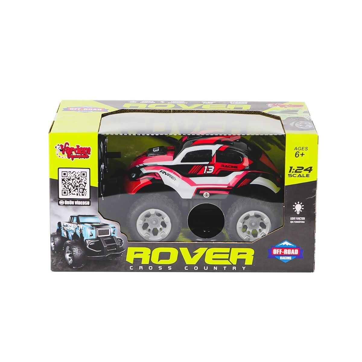 Syr-666-842-3-4-5-6-7 Kumandalı Şarjlı Rover Off Road Işıklı Araba 1:24-Vardem Oyuncak